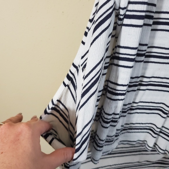 Splendid Habit Stripe Tunic Hoodie Size XS - Picture 5 of 6